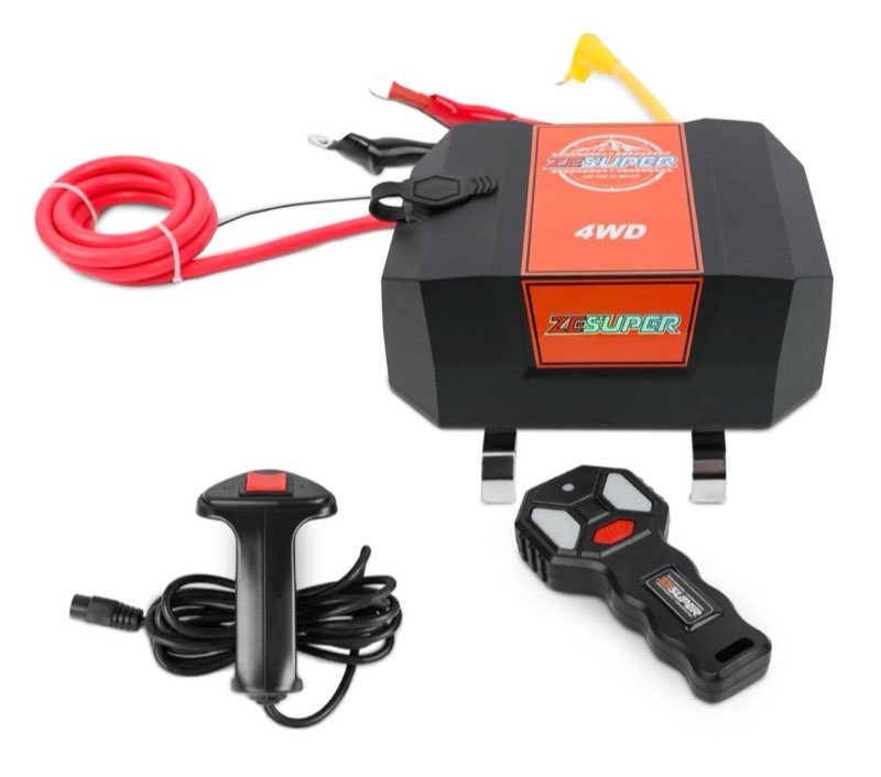 zesuper winch control box solenoid relay for 8000-17000lbs electric winch 12v universal replacement 