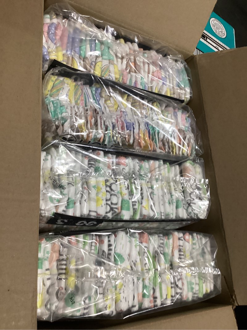 Condition photo showing New/Like New for The Honest Company Comfort Dry Disposable Diapers for Sensitive Skin, Hypoallergenic, Barnyard Babies + Donut Grow Up, Super Club Box Size 3 (16–28 lbs), 120 Count Size 3 (120 Count) Barnyard Babies + Donut Grow Up