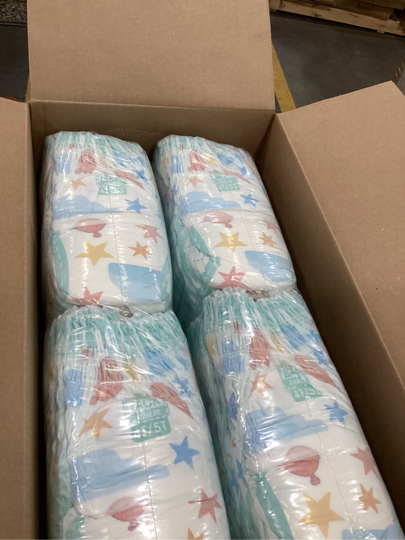 Condition photo showing New/Like New for pampers training pants - easy ups boys & girls bluey - size 4t-5t, 104 count, children's potty underwear (packaging may vary) 4t-5t 104