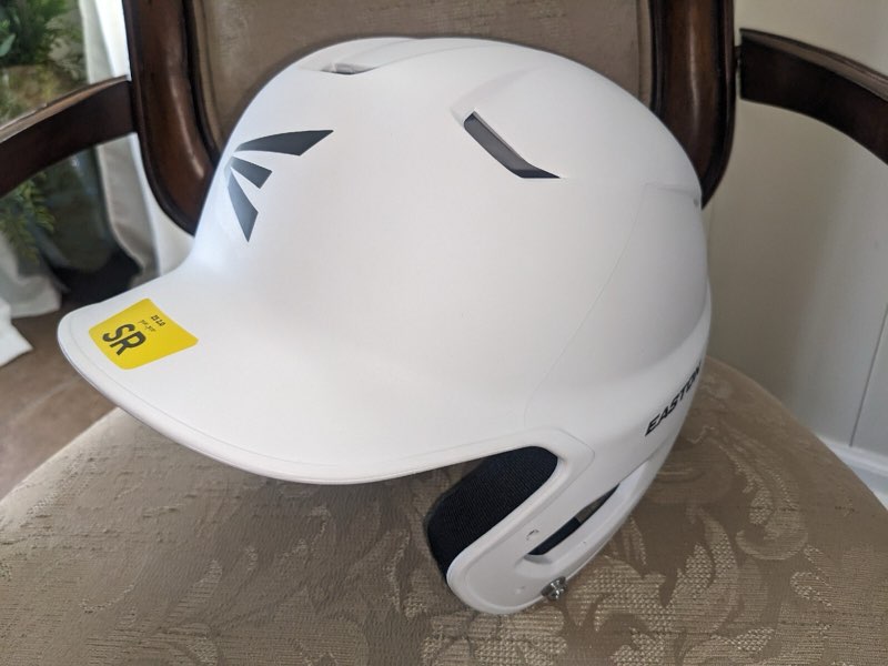 easton | z5 2.0 baseball batting helmet | sr size | matte white