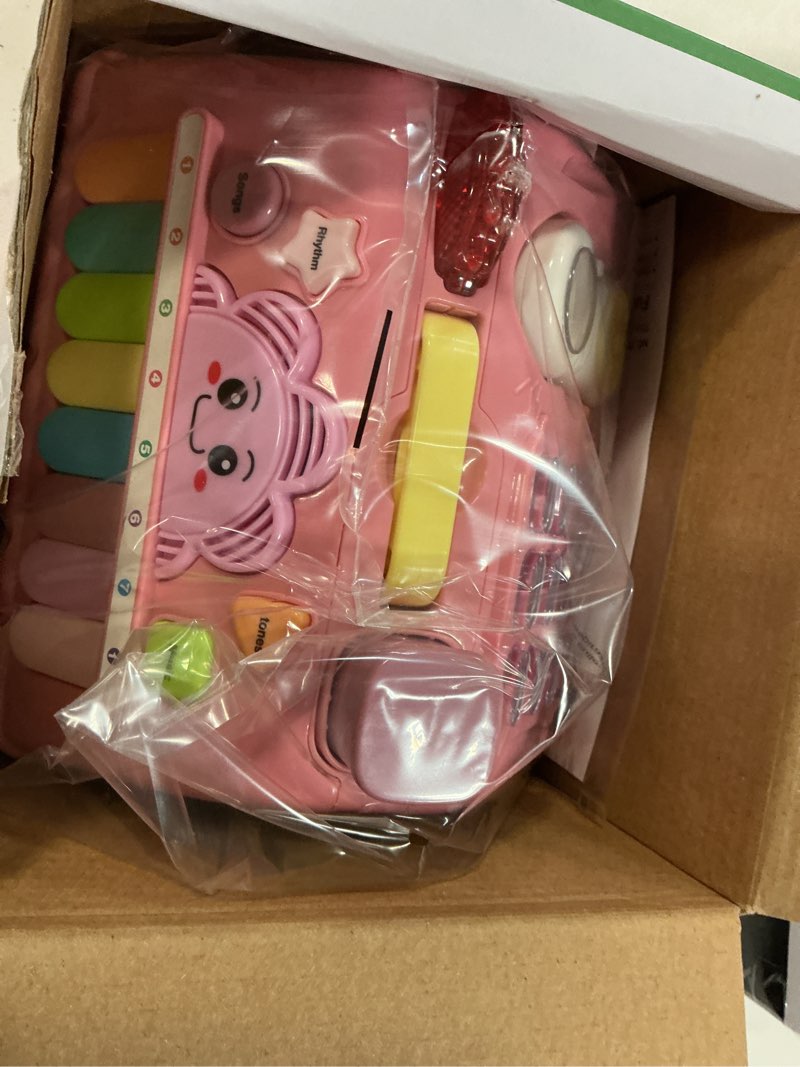 Condition photo showing New/Like New for Marstone Toddler Toys for 1 Year Old Girl Gifts: First 1st Birthday Gifts for Girls and Boys, 8-in-1 Musical Learning House Baby Toys 6-12 12-18 Months, Educational Toddler for Ages 0-2 Pink