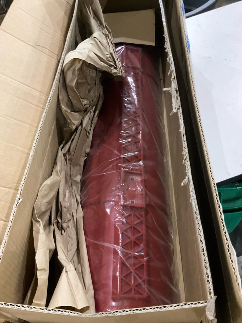 Condition photo showing Good Condition for 38 Inch Snow Shovel for Driveway, Brewin SnowPro Bi-Direction Heavy Duty Snow Pusher with Wheels and Angled Blade for Efficient Snow Removal, Back Saver Snow Plow for Doorway Sidewalk