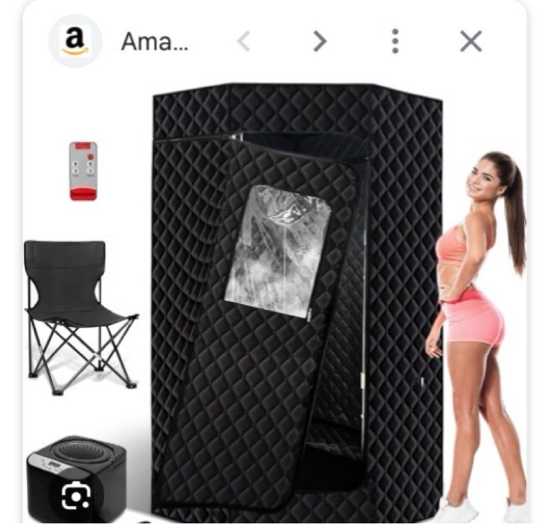 Peeko portable  rectangle  fridge sauna  4L 1500 W steamer