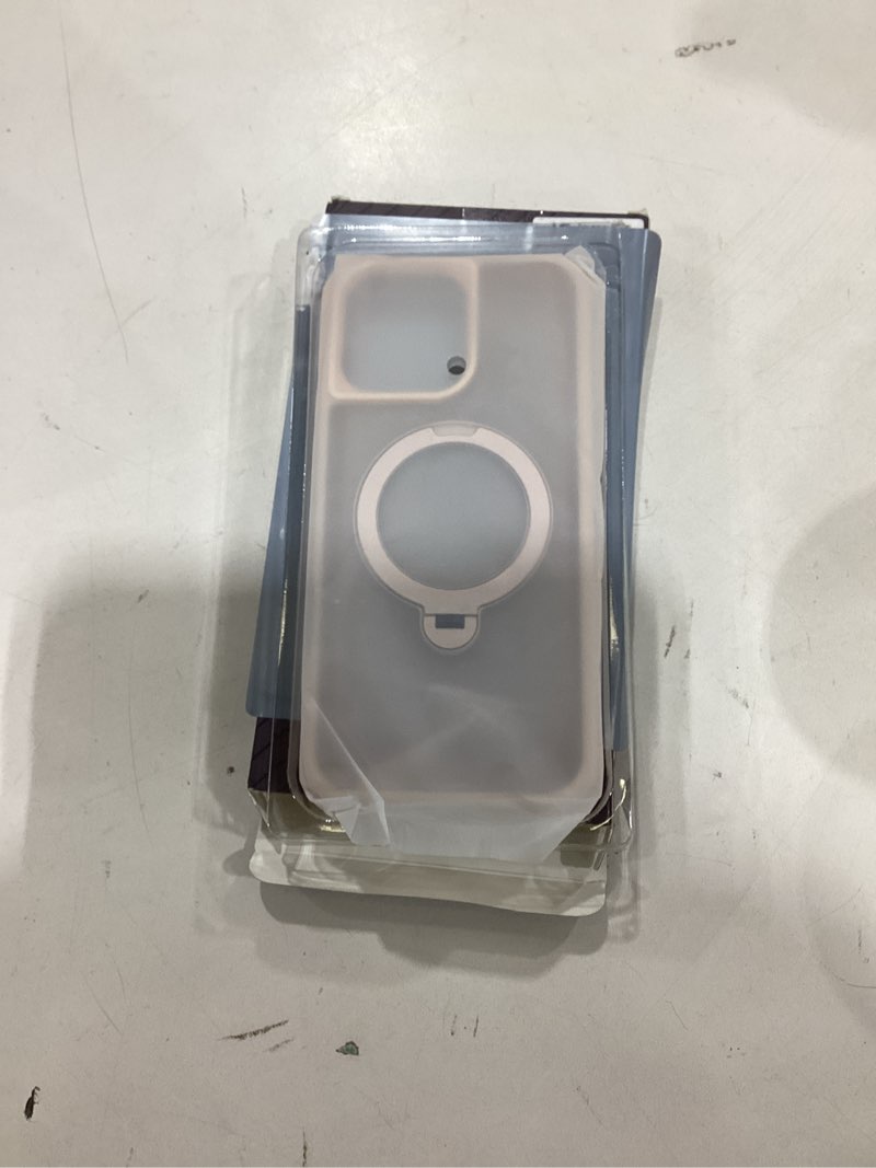 Condition photo showing As Is for 360 Spin Magnetic Stand (Pro-Version) for iPhone 16 Pro Max Case (Compatible with MagSafe) [Military Drop Protection] Matte Translucent Shockproof Protective Phone Case 6.9'', Desert Titanium for 16 Pro Max Case 6.9'' Desert Titanium