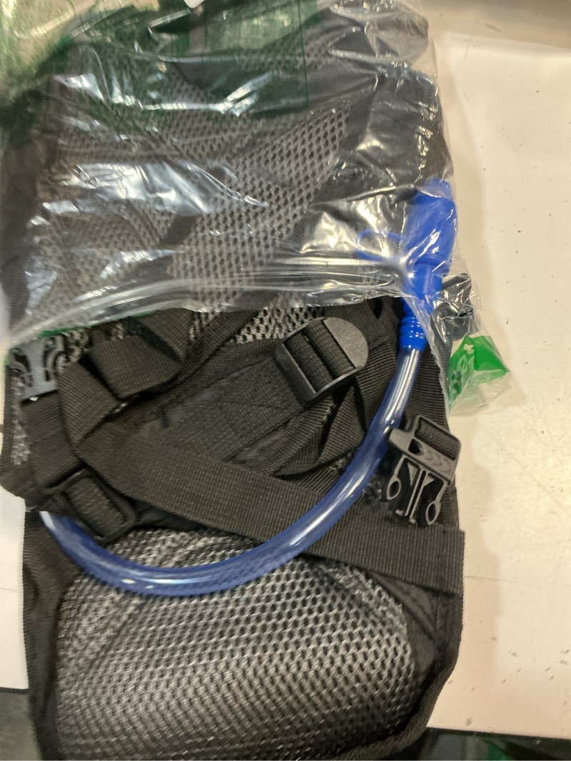Condition photo showing As Is for zavothy hydration backpack with 2l hydration bladder water backpack for hiking hydration pack for running cycling hiking black