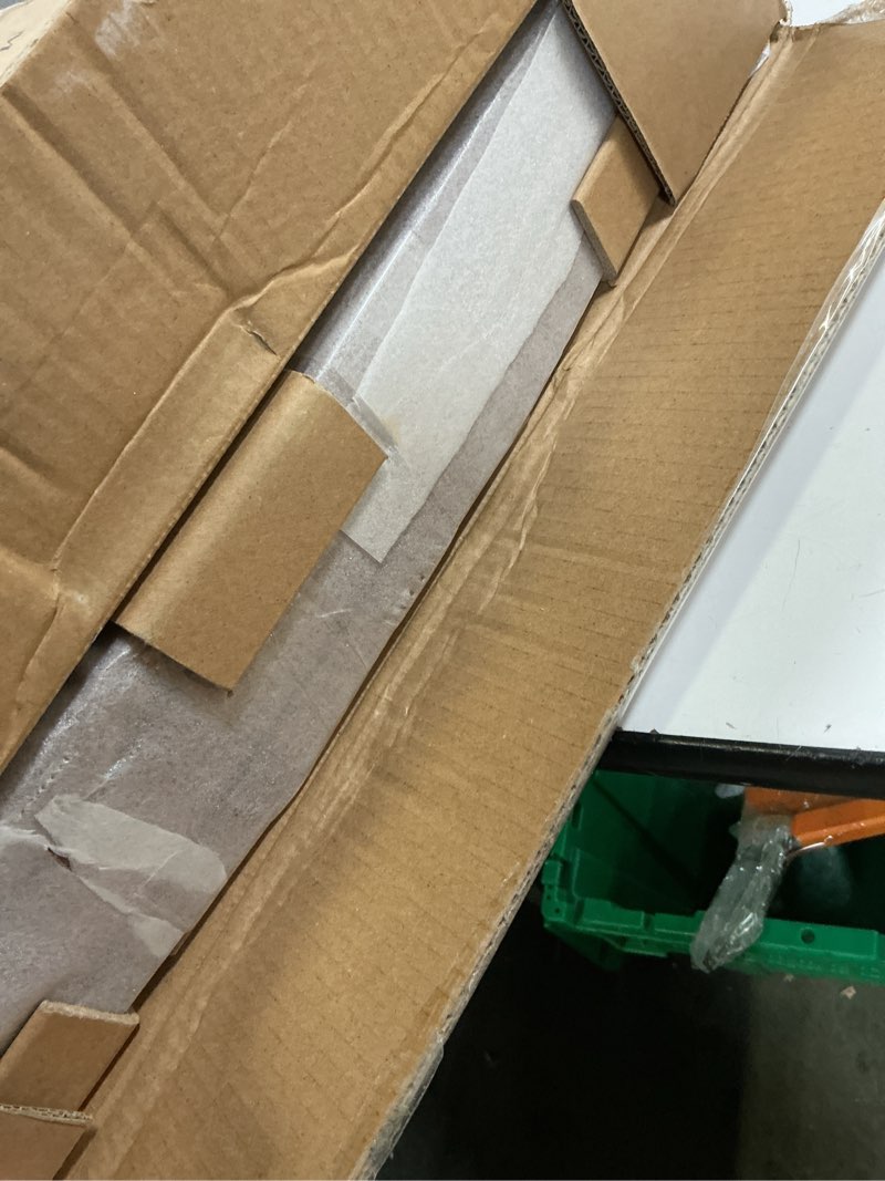 Condition photo showing Good Condition for LZRS 4-Panel Extra-Wide Wooden Freestanding Dog Gate: Foldable Solid Wood and Steel Wire Chew Resistant Safety Barrier for Doorways, Stairs, and Large Open Spaces Indoor Use, Cherry 24"Height-4 Panel Oak Cherry