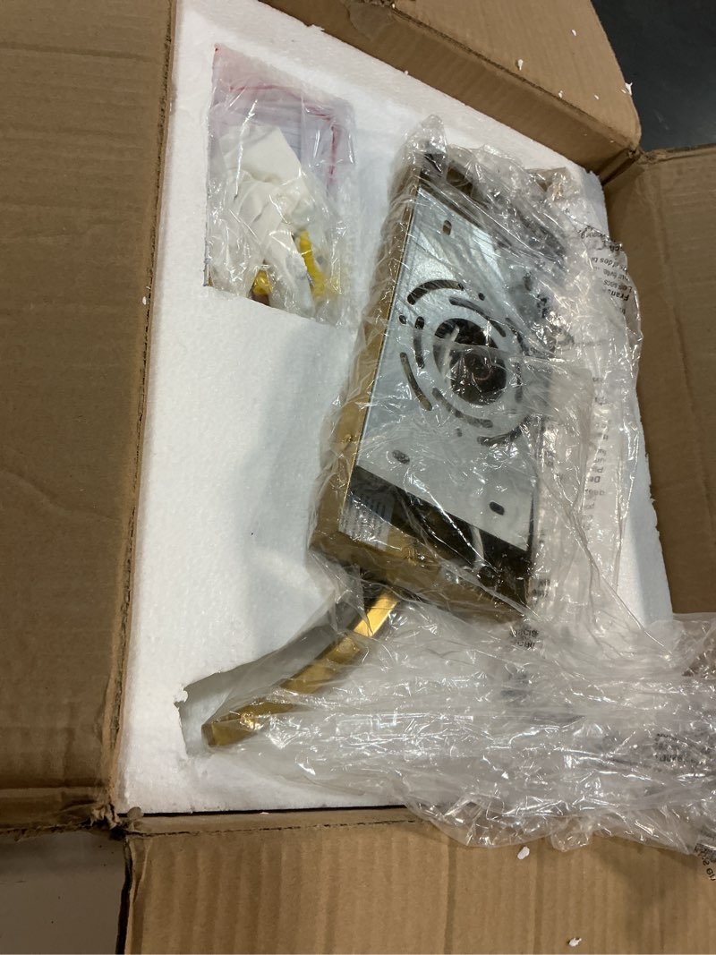Condition photo showing Good Condition for woshitu gold led bathroom vanity lights: 31.5 inch 32w bathroom lighting fixtures over mirror 5cct dimmable 2700-5000k vanity lights modern bath sconces wall light for mirror bedroom living room brushed gold 31.5 inch