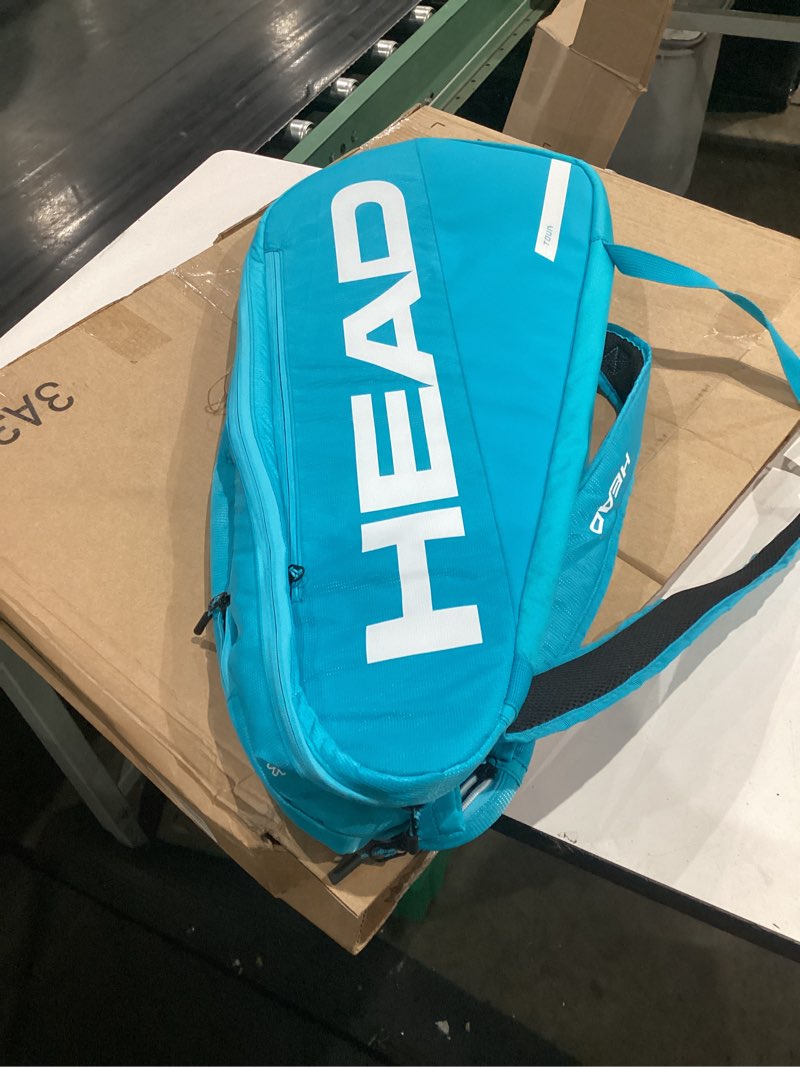 head tour racquet bag m (6r) tennis bag - holds up to 6 racquets, cct+ climate control technology, 2