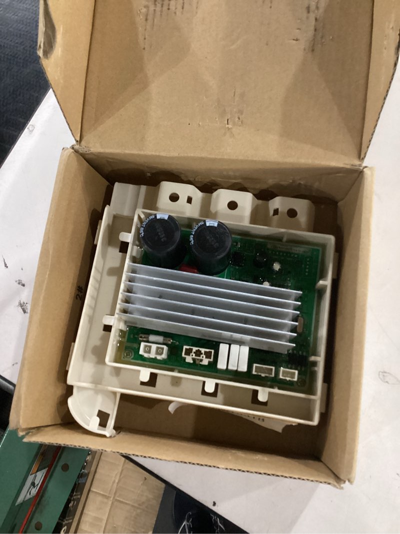 Condition photo showing Good Condition for (not tested)dc92-01531b washer inverter control board, compatible with samsung washer wf42h5400af/a2, wf42h5200ap/a2, wf42h5200aw/a2, wf42h5000aw/a2, wf42h5400aw/a2, oe# 3996732, ps10063192, ap5955156