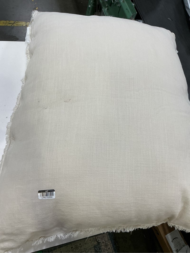 Condition photo showing Good Condition for king euro heavyweight linen blend throw pillow natural - casaluna™