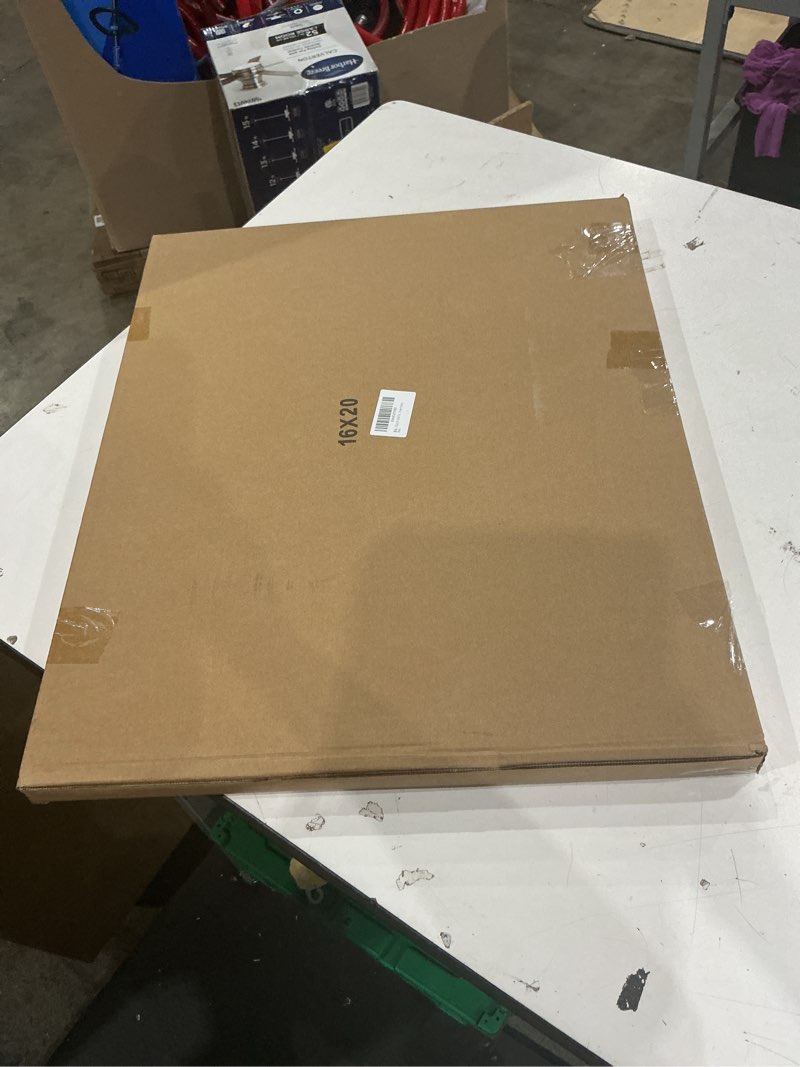 Condition photo showing New/Like New for pealsn 16x20 picture frame set of 2, display pictures 11 x 14 with mat or 16 x 20 without mat for wall mounting display, poster frames, black. black 16 x 20
