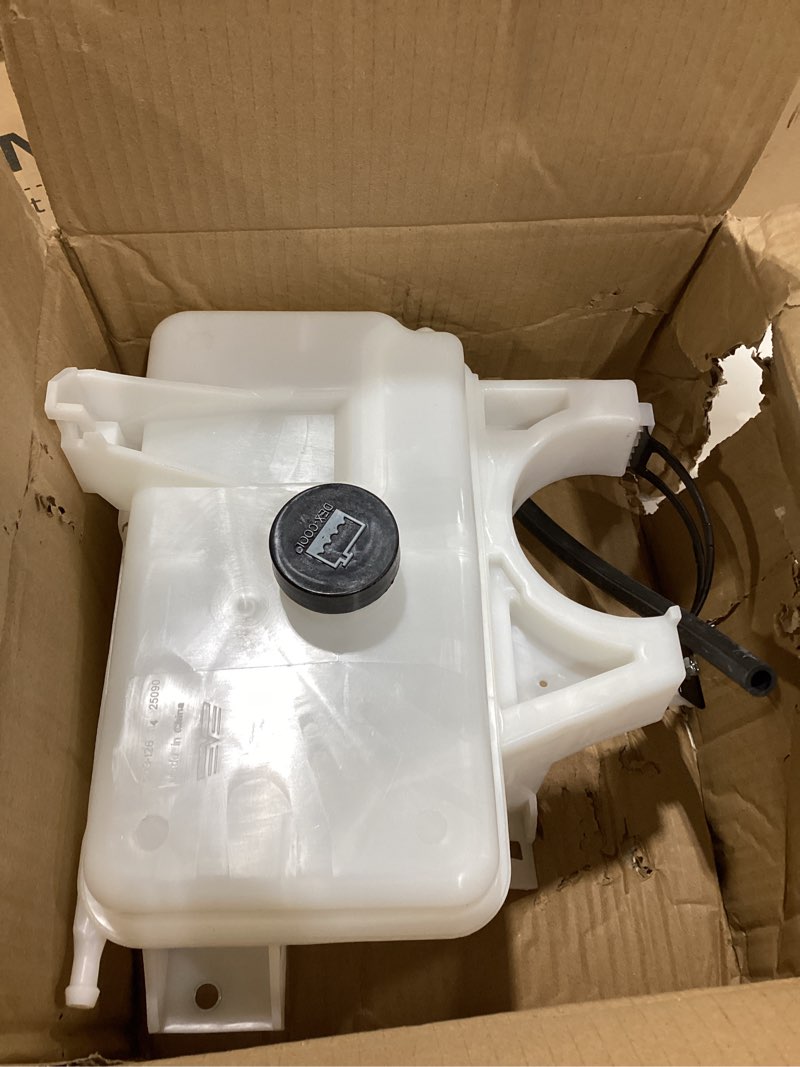 dorman 603-126 front non-pressurized coolant reservoir with cap compatible with select models