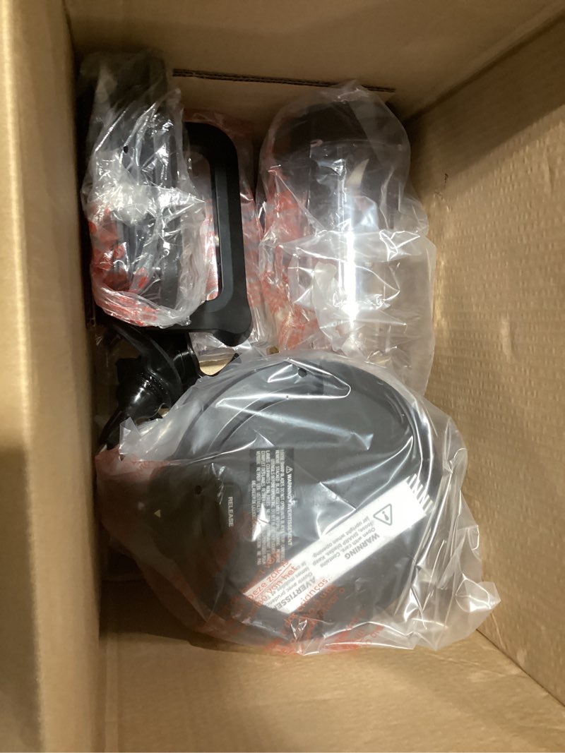 Condition photo showing As Is for Ninja Mega Kitchen System, 1500W, 72 oz. Full-Size Blender & 8-Cup Food Processor with (2) 16 oz. To-Go Cups, Total Crushing Technology - Smoothies, Ice Crushing, Purees, Dough & More, Black, BL770 Pitcher+Bowl+(2) 16-oz. Cups