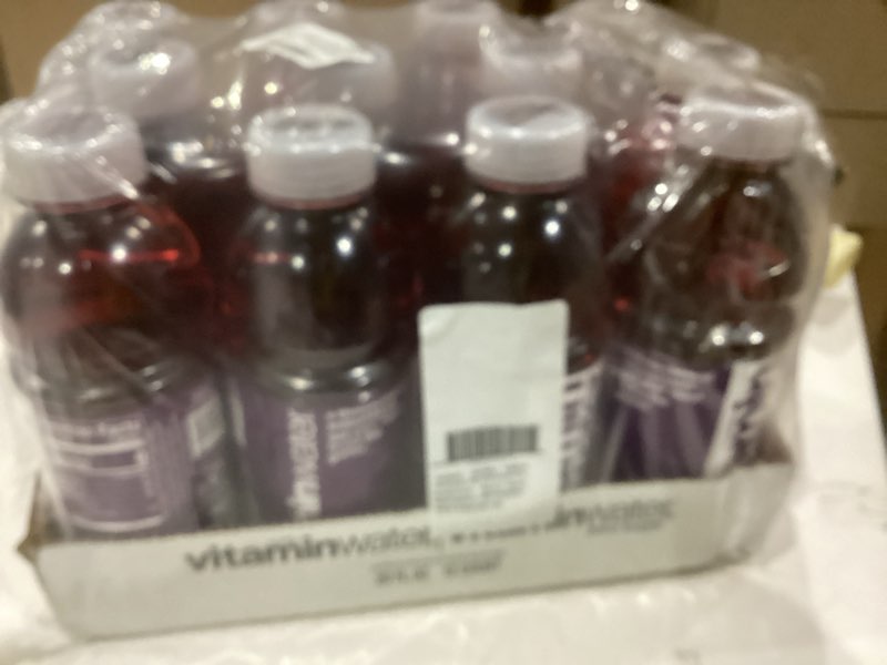 Condition photo showing As Is for vitaminwater XXX Acai-Blueberry-Pomegranate Zero Sugar, Flavored Water Beverage, 20 fl oz Bottles, 12 Pack Zero Sugar XXX Açai Blueberry Pomegranate 20.05 Fl Oz (Pack of 12)