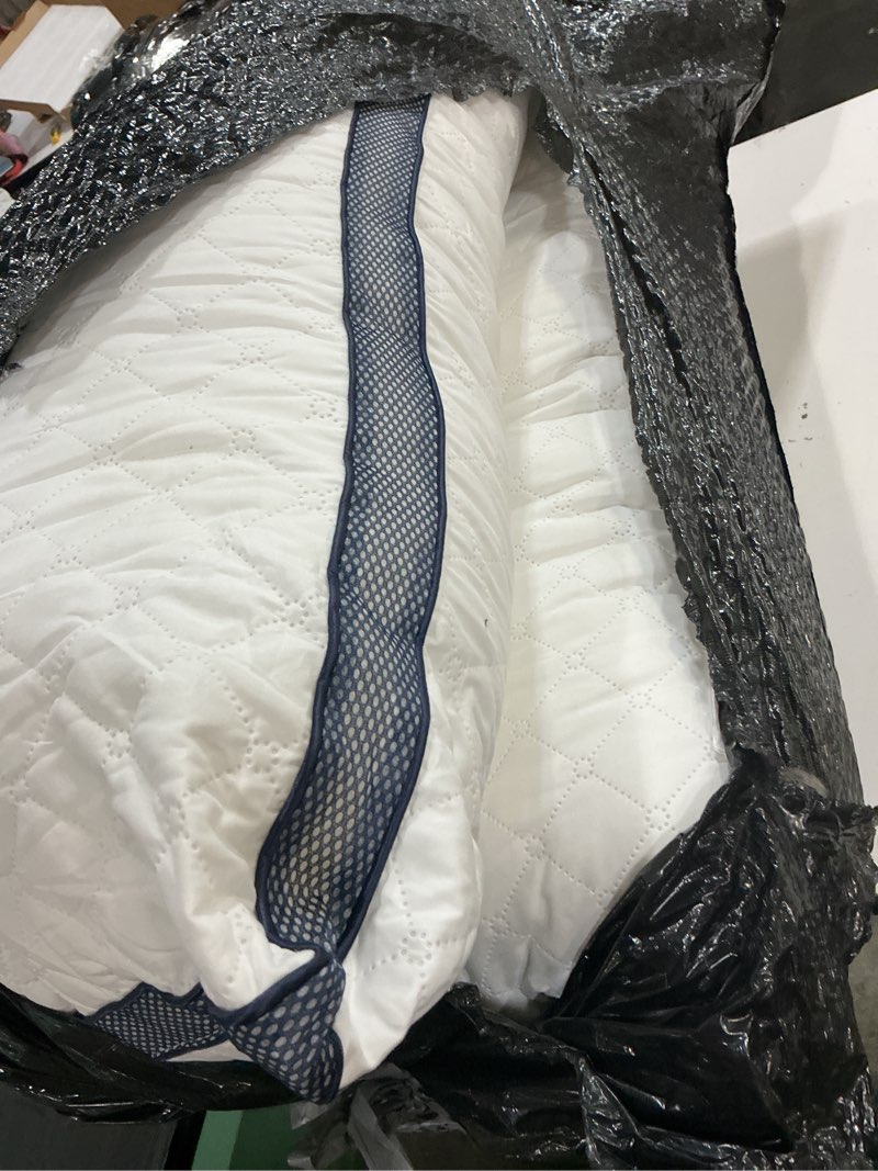 Condition photo showing As Is for meoflaw pillows for sleeping(2-pack), luxury hotel pillows king size set of 2,bed pillows for side and back sleeper (king) king (pack of 2)