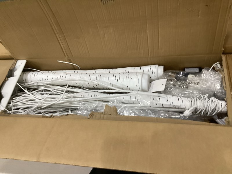 Condition photo showing Good Condition for lightshare led birch tree light set - 4ft, 6ft, 8ft trees with warm white lights - indoor outdoor christmas wedding party decorations (3-pack) 4 6 8 feet, 3-pack