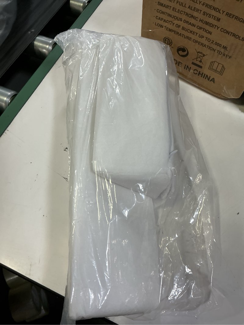 Condition photo showing As Is for baby side sleeper weddge adjustable soft and breathable pillow white