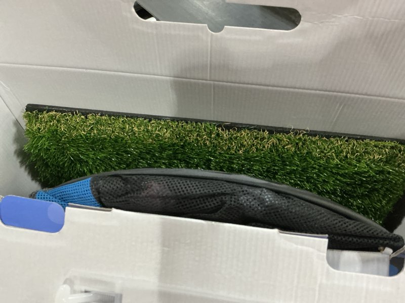 Condition photo showing As Is for perfect practice chip shot: the ultimate golf chipping net & chipping mat system. portable indoor training aid with automatic ball return. master your short game