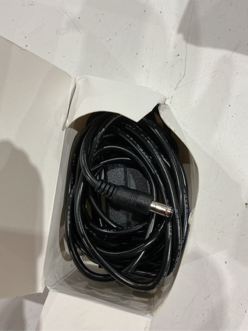 Condition photo showing Good Condition for dc 12v 2amp power adapter supply 100-240 50/60hz to 12 volts power supply 2a ac/dc transformer,10ft dc 12v power cord, 5.5mm x 2.5mm barrel plug (10ft)
