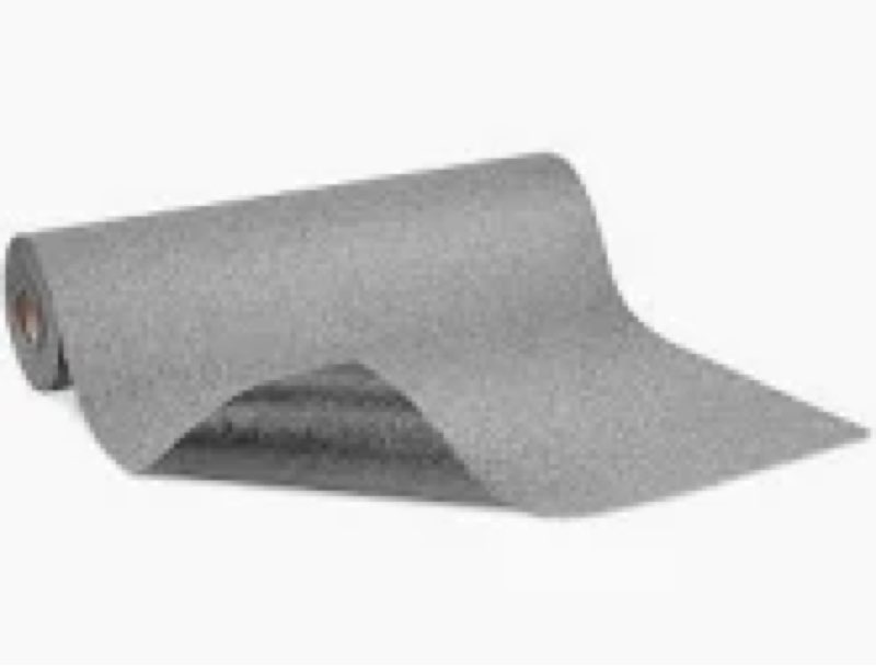 Nonslip rug grey