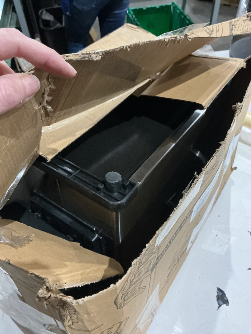 Condition photo showing As Is for elite gourmet edf-3500 electric immersion deep fryer. removable basket, timer control adjustable temperature, lid with viewing window and odor free filter,stainless steel,3.5 quart / 14 cup