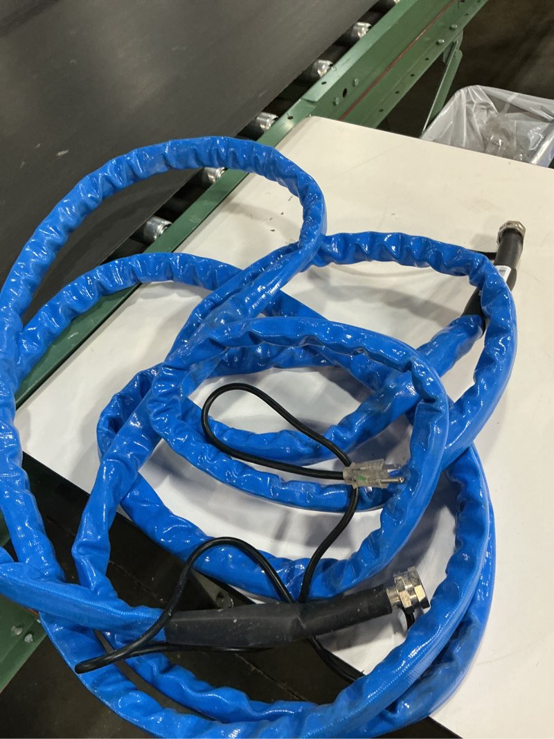 Condition photo showing As Is for RVGUARD Heated Water Hose 25FT for RV, -20 ? Freeze Protection Heated Water Hose with Energy-Saving Thermostat, Lead and BPA Free for RV/Home/Garden