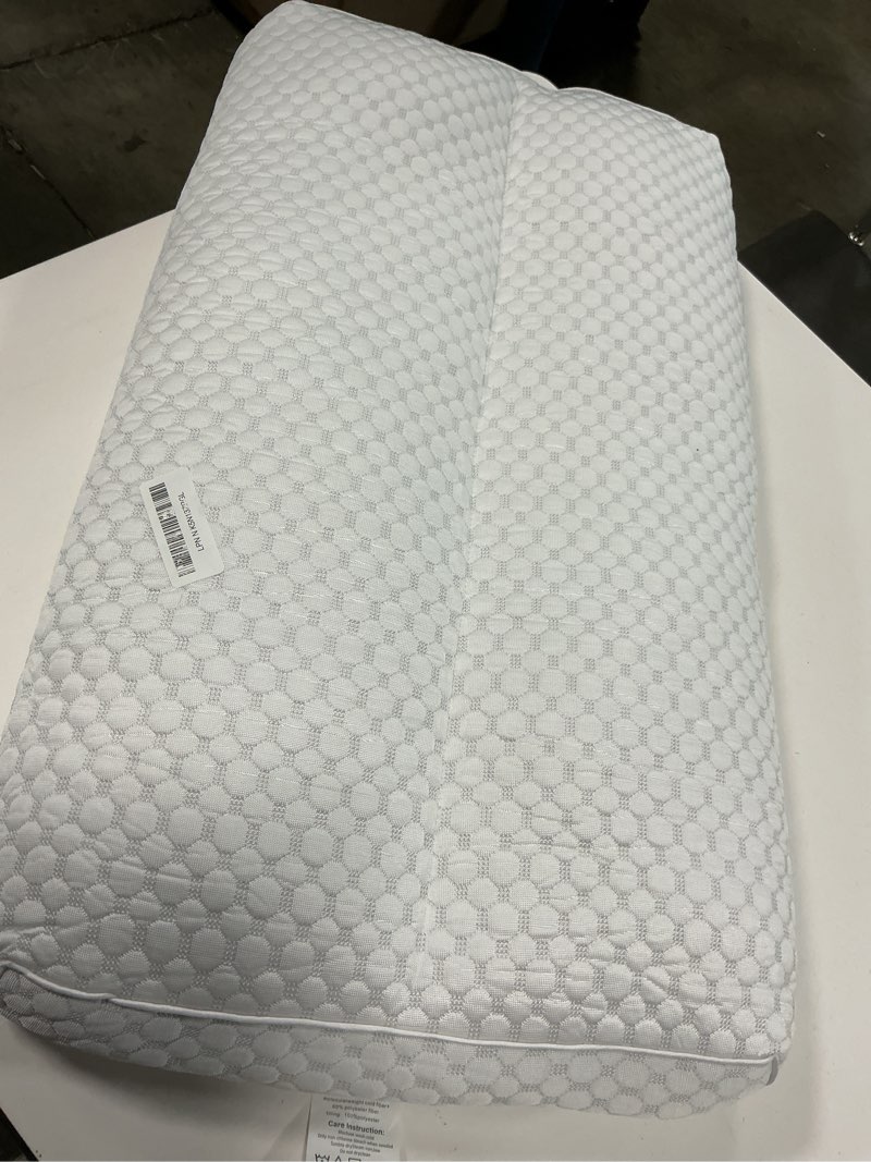 Condition photo showing As Is for Cooling Knee Pillow for Side Sleeper, 3"Leg Pillow for Side Sleeping, 100% Cooling Fabric Pillow for Between Knees While Sleeping - High Support Alternative for Relieving Leg, Back, and Knee Pain Cooling 3 in