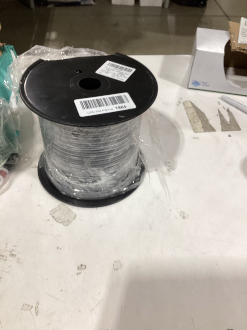 Condition photo showing Good Condition for 14/2 low voltage landscape wire, 14 gauge 2 conductor 250 feet, outdoor direct burial electrical wire black 250ft