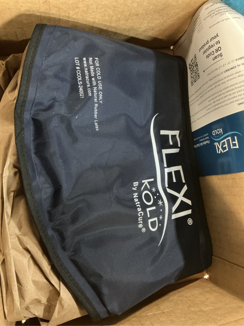 Condition photo showing Good Condition for FlexiKold Gel Neck Ice Pack (23" X 8" X 5") - Reusable Cold Pack Compress (Therapy for Pain, Injuries of Neck, Lower Back, Shoulder, wrap Around Knee, Foot, Thigh, Elbow) - A6301-COLD