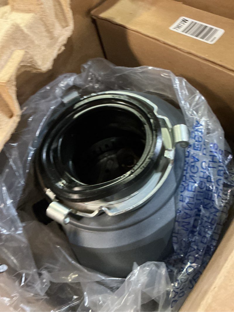 Condition photo showing Good Condition for insinkerator evolution 0.75hp 3/4 hp, advanced series ez connect continuous feed food waste garbage disposal, gray