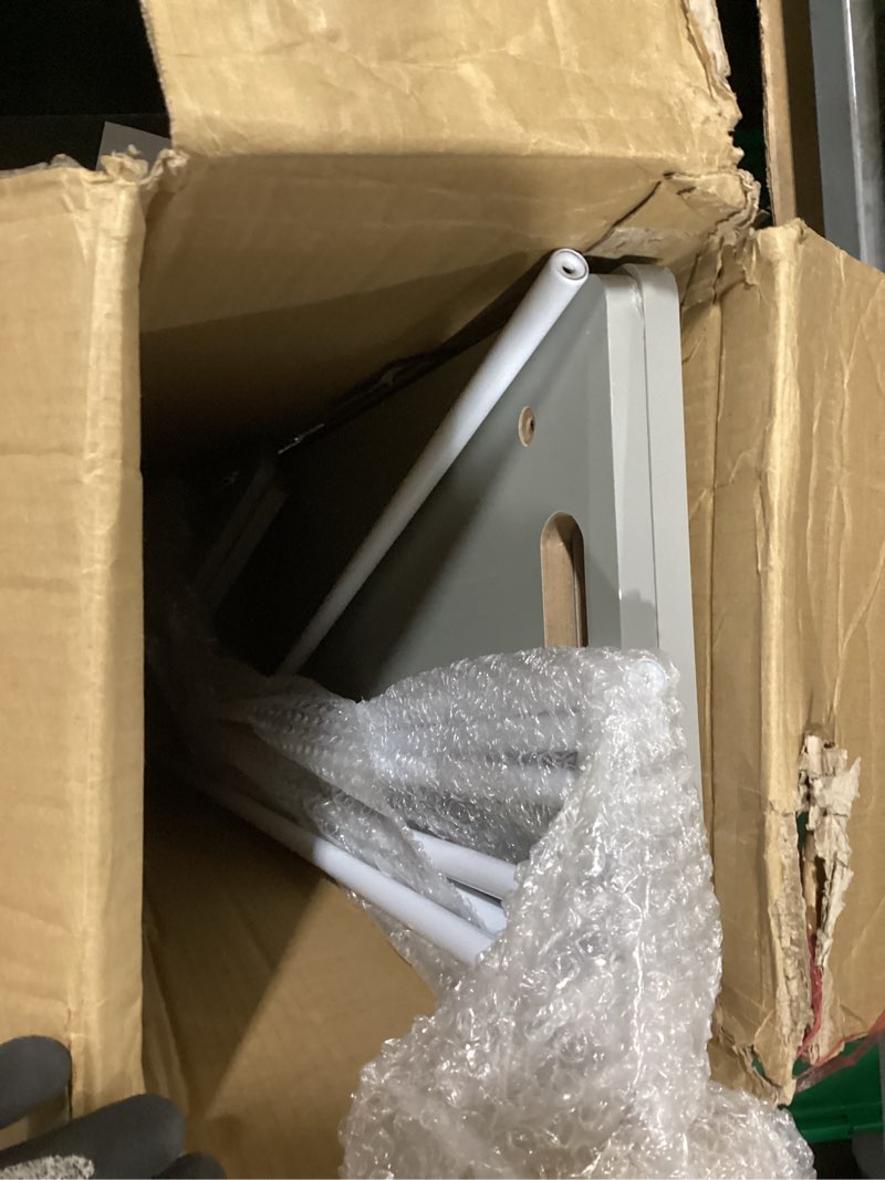 Condition photo showing New/Like New for Humble Crew Kids Toy Storage Organizer with 12 Plastic Bins, Grey/White – Removable Bins for Playroom, Bedroom, Toddler Furniture for Boys and Girls Ages Tall Grey/White