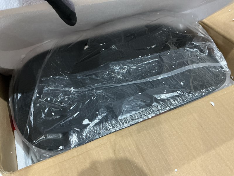Condition photo showing Good Condition for merach vibration plate exercise machine, curved vibration plate for lymphatic drainage weight loss, vibrating plate with real-time calorie tracking on led display, workout equipment for home women men black