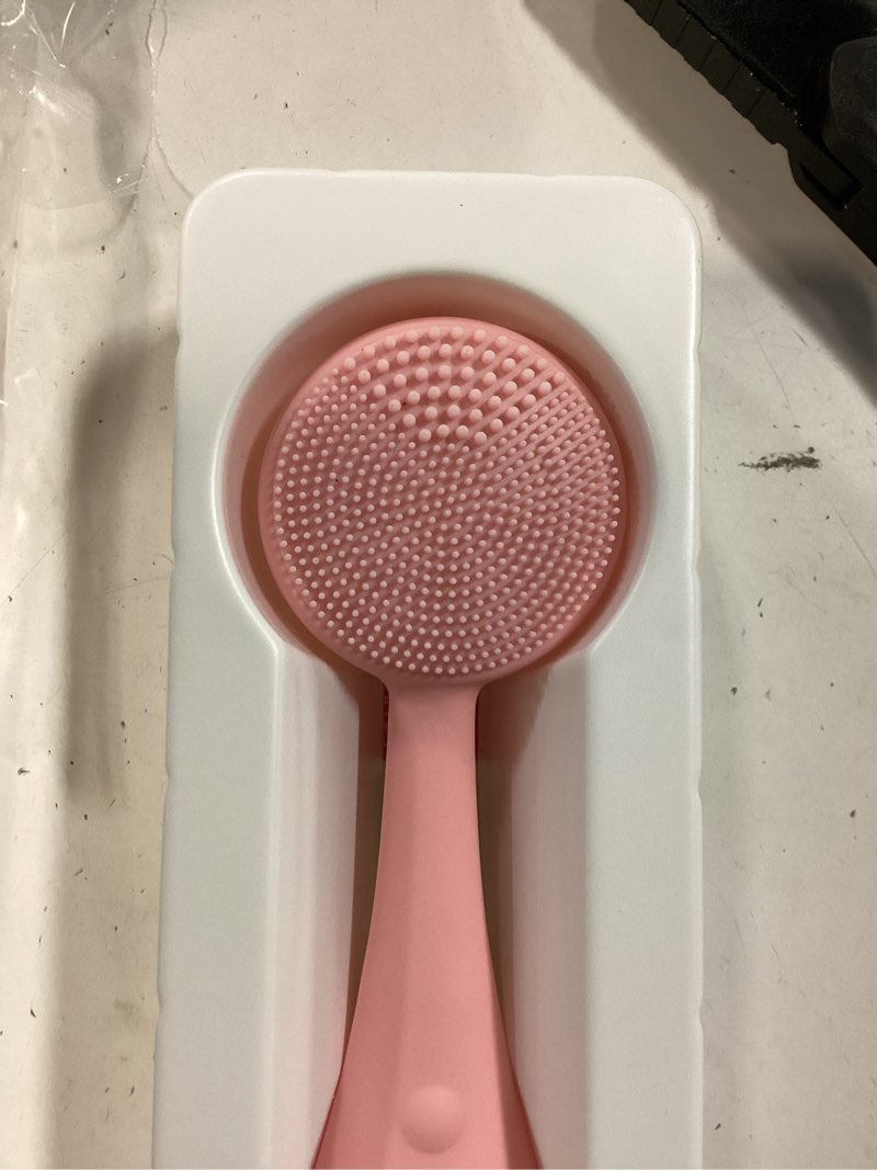 Condition photo showing As Is for PMD Clean - Smart Facial Cleansing Device with Silicone Brush & Anti-Aging Massager Blush PMD Clean - Smart Facial Cleansing Device with Silicone Brush & Anti-Aging Massager - Waterproof - SonicGlow Vibration Technology - Clear Pores and Blackheads - Lift, Firm, and Tone Skin