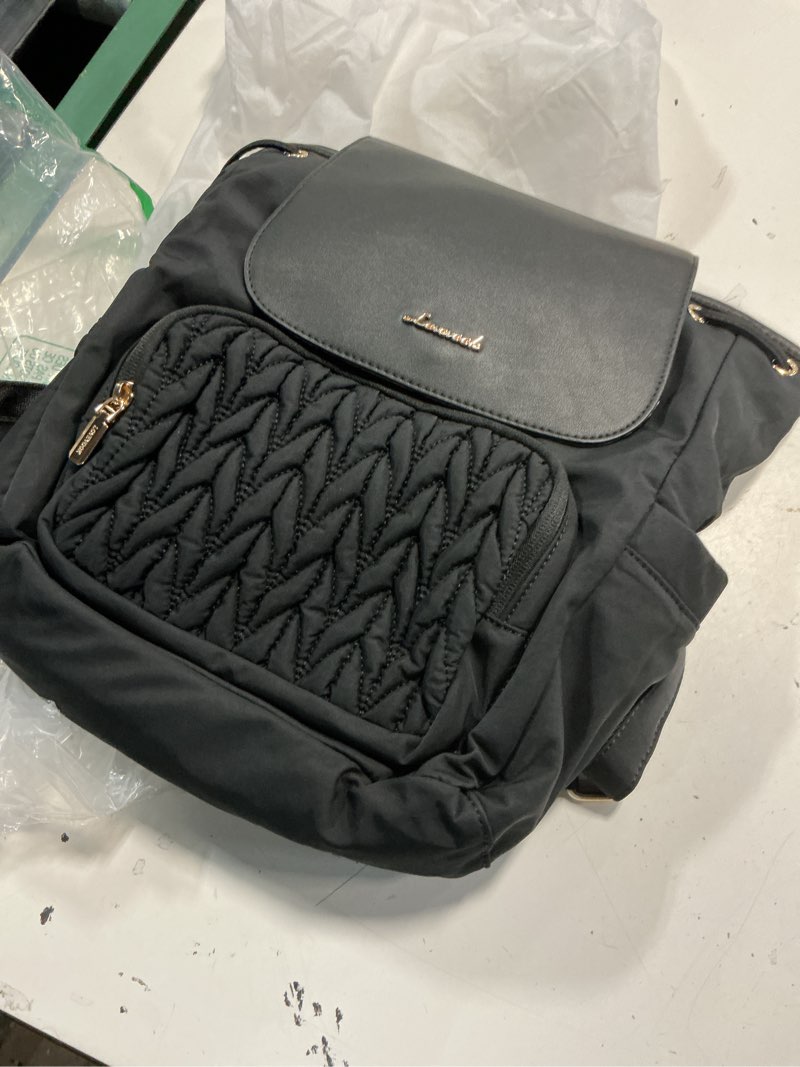Condition photo showing Good Condition for lovevook mini backpack for women,small backpack purse for travel work cute backpack daypack with anti-theft pocket mini bag for daily college shopping 13 inch black