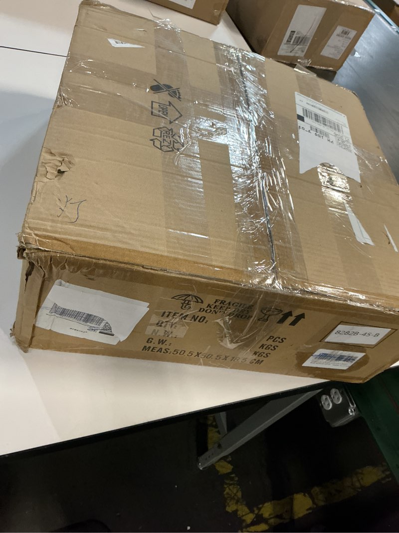 Condition photo showing New/Like New for Aipsun Low Profile Modern Crystal Chandelier Ceiling Fans with Lights and Remote, 3000K-6500K Smart Bladeless LED Fan, 18" Black Modern Ceiling Fans with Lights for Bedroom