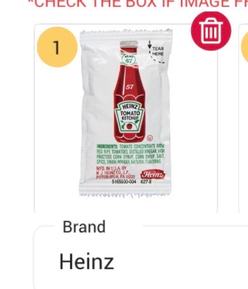 Heinz Tomato Ketchup, 750ct - 7g Packets ( FEB 15/2026)