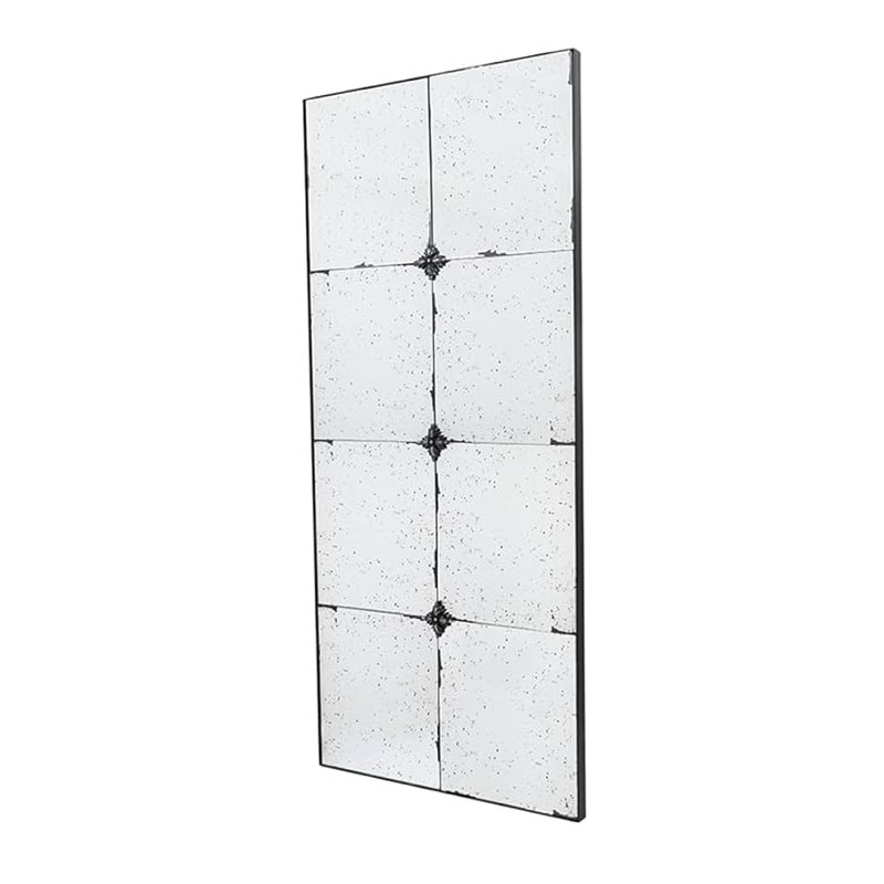 21x47 Traditional Decor Style Rectangle Antique Glass Wall Mirror, Wall Decor for for Bathroom Entryway Console Lean Against Wall  24 x 36 