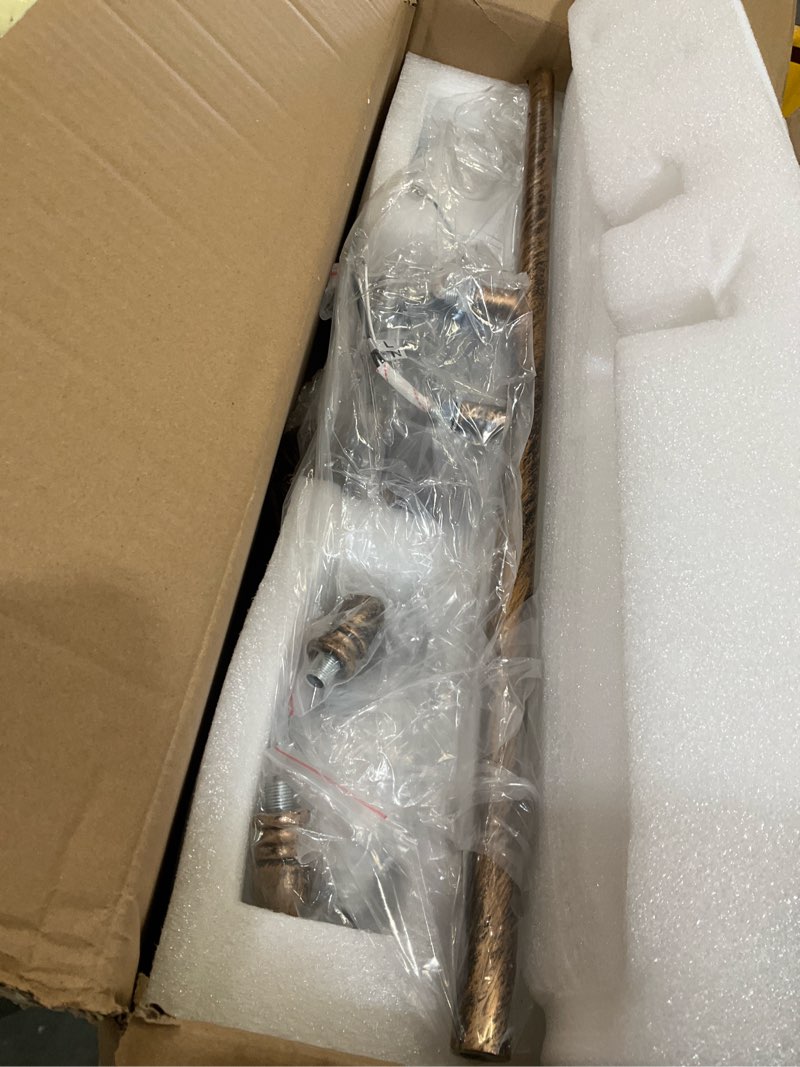 Condition photo showing Good Condition for piepooye vintage bathroom light fixtures bronze vanity light with glass globe lampshade 3 lights mid century g9 bulb wall sconce indoor vanity light over mirror for bedroom farmhouse hallway bronze 3 light