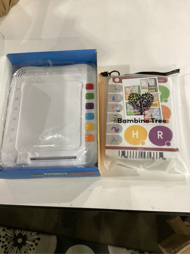 Condition photo showing New/Like New for not tested**** phonics machine learning pad - electronic reading game for kids age 5-11 - learn to read with 720 phonic and letter sound questions