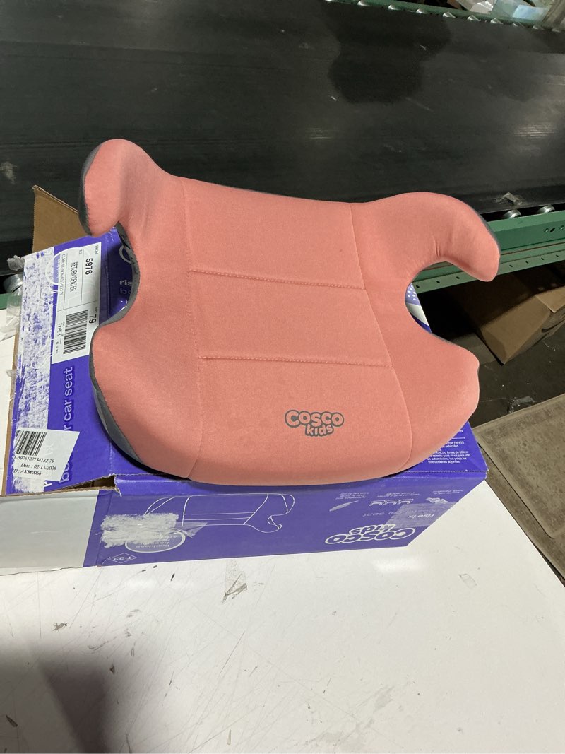 Condition photo showing Good Condition for fossil black cosco kids rise lx booster car seat, cameo rose