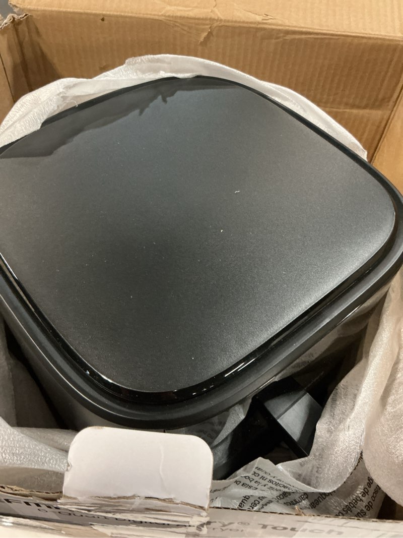Condition photo showing Good Condition for chefman air fryer – 6 qt compact airfryer for quick & easy meals in minutes, features hi-fry technology for extra crisp, touchscreen controls with 4 presets, nonstick & dishwasher safe basket - black black 6 quart