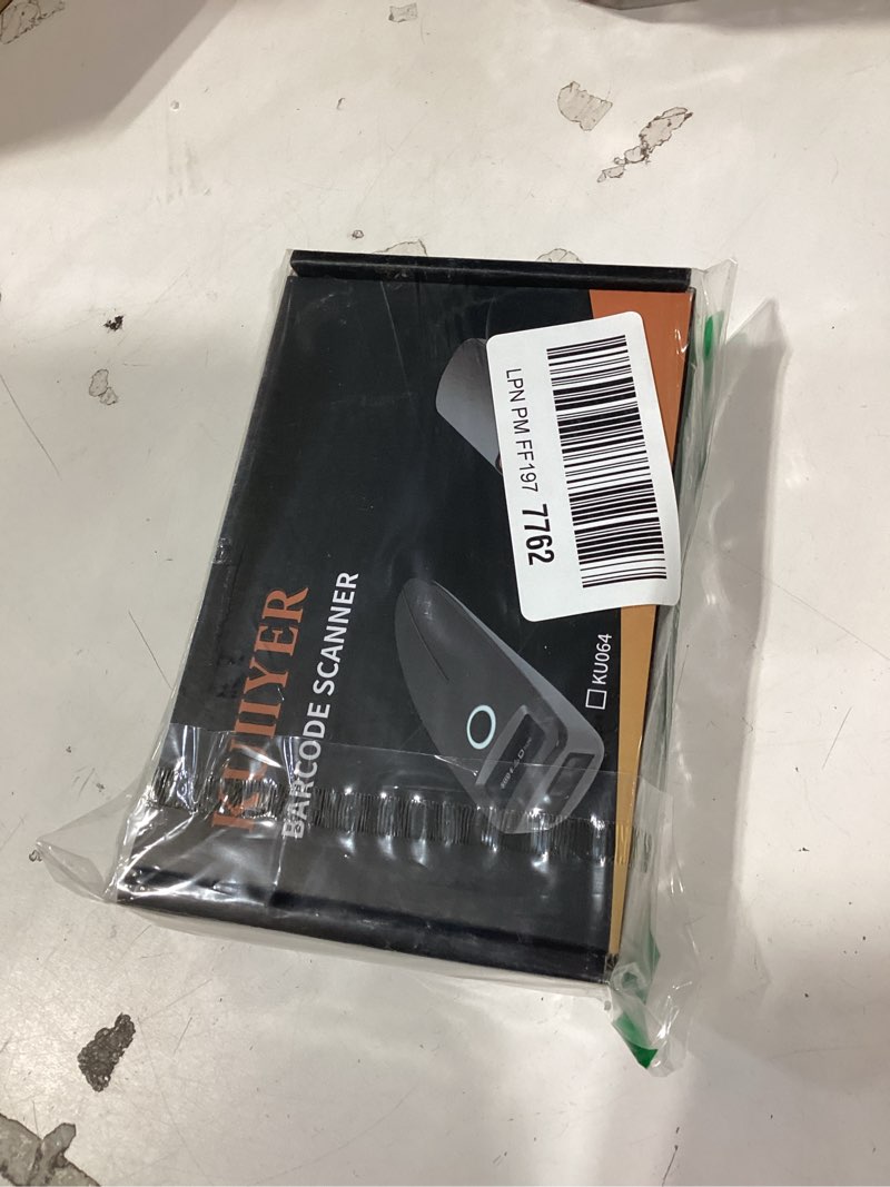 Condition photo showing New/Like New for kuiiyer mini bluetooth barcode scanner, wireless 2d qr 1d bar code scanners with lcd screen display & setting keypad & ai voice, small portable handheld barcode reader for smart phone, computers & pos