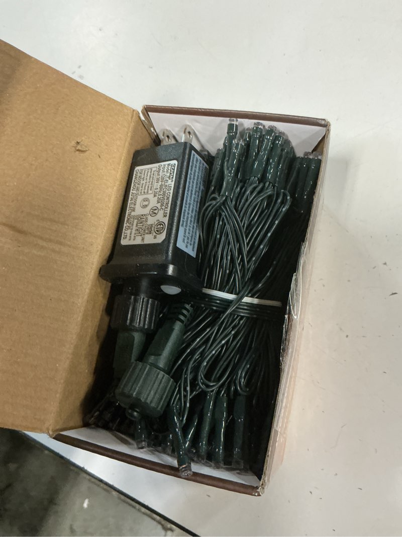 Condition photo showing New/Like New for JMEXSUSS 200 LED Christmas Lights Indoor Outdoor, 66ft Connectable LED Red Christmas Lights Plug in, 8 Modes Red String Light for Tree Indoor Bedroom Garden Yard Porch House Xmas Decorations Red Connectable 200 LED