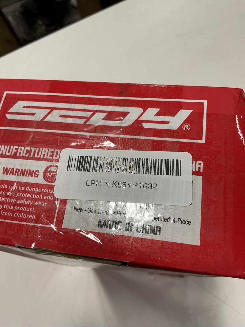 Condition photo showing Good Condition for Automatic Fuel Transfer Pump with Auto-Stop Sensor(3.2 GPM), Battery Operated Gas Can Pump with 3 Can Adapters, Extra Long Hose, Portable Fuel Pump for Oil, Diesel, Gasoline (Batteries Not Included) New Version