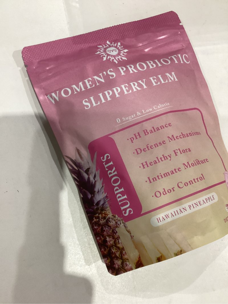 Condition photo showing New/Like New for Women's Probiotic & Prebiotic Slippery Elm Gummies, Pineapple Gummies for Women pH, Gut Health & Immune System, Gluten-Free, Vegan Premium Feminine Balance Gummie, 60 Gummies(1 Pc) 60 Count (Pack of 1)