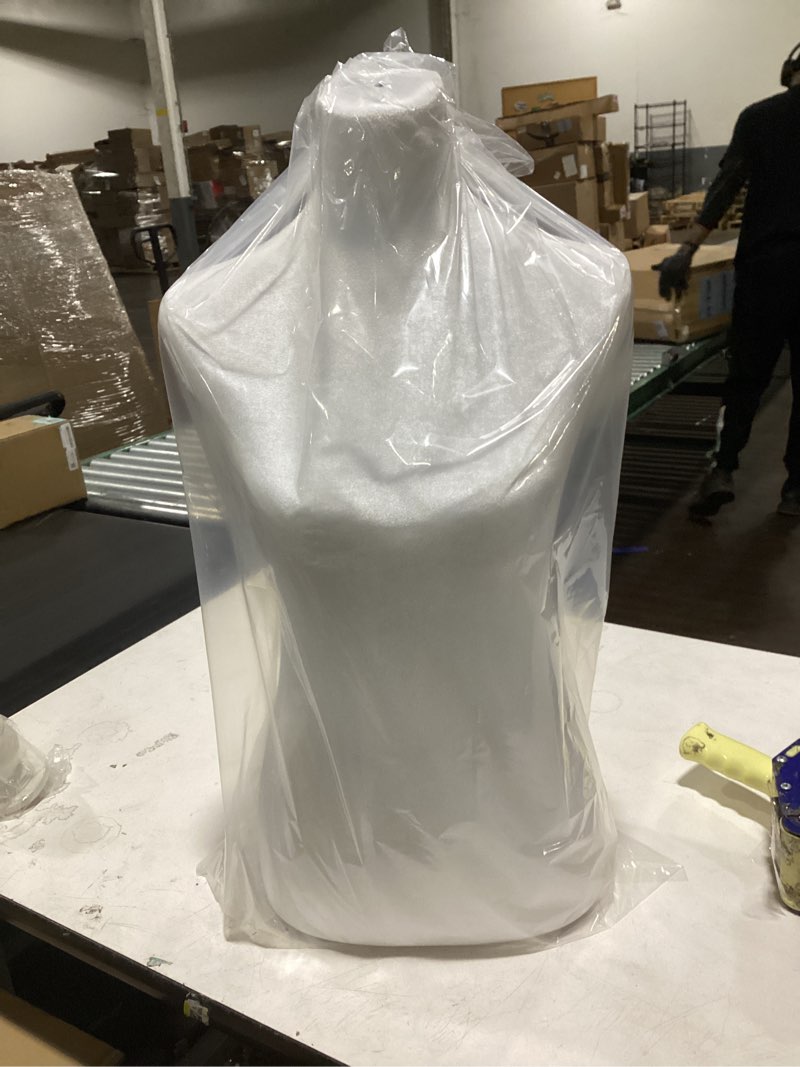 Condition photo showing Good Condition for FDW Manikin 60”-67”Height Adjustable Female Dress Model Display Torso Body Tripod Stand Clothing Forms (White)