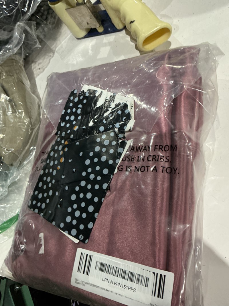 Condition photo showing Good Condition for love's cabin full size satin sheet sets - 4 piece rose taupe silky sheet set full with deep pocket, luxury silk feel bed sheets full bedding set (1 flat sheet,1 fitted sheet,2 pillow cases) full rose taupe.