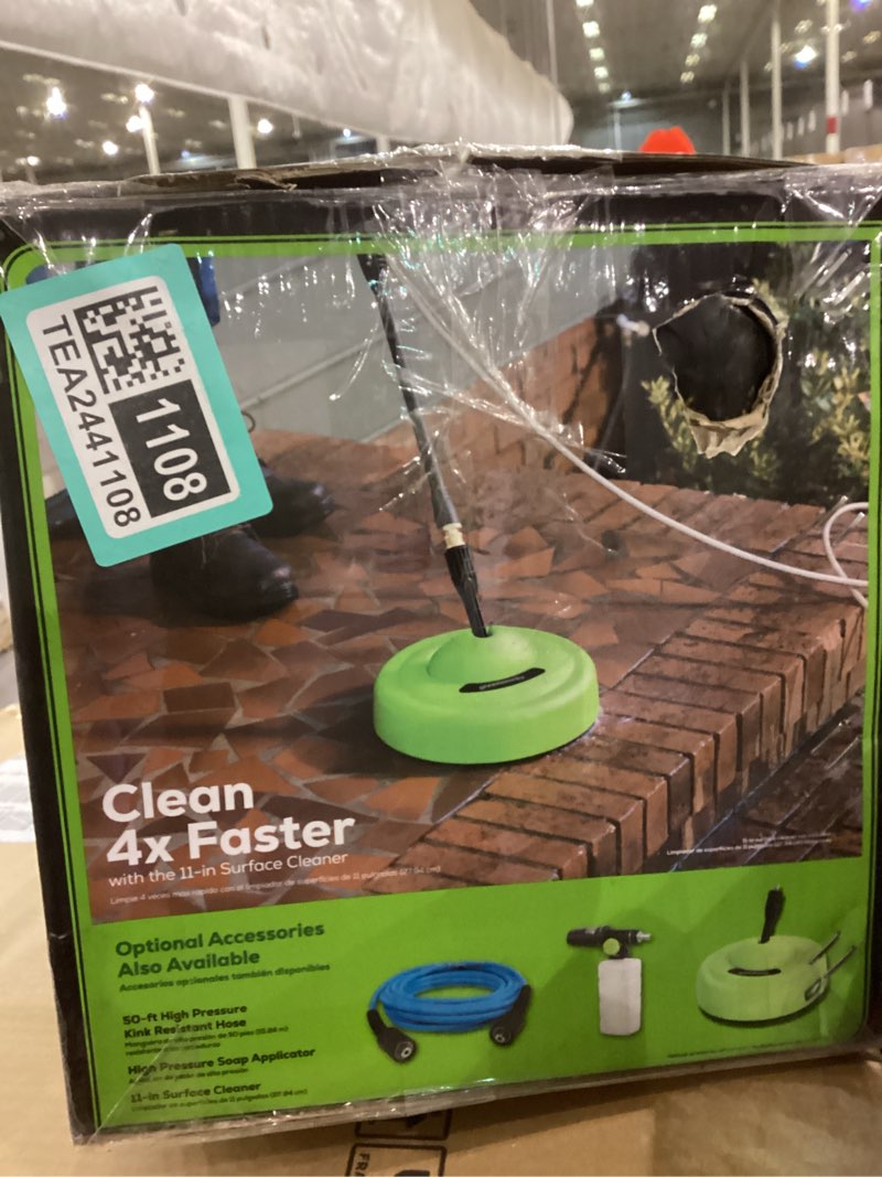 Condition photo showing As Is for Greenworks 1800 PSI (1.1 GPM) Electric Pressure Washer PWMA Certified 1800PSI?Handle? 1800PSI