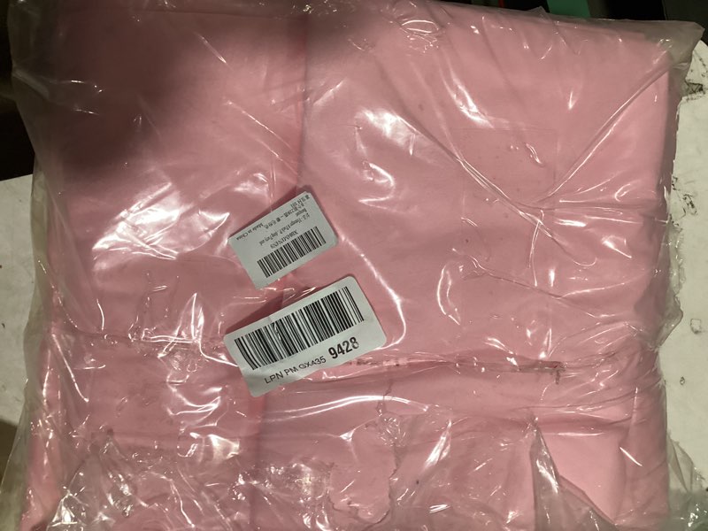 Condition photo showing Good Condition for 8 pack pink round tablecloth 90 inch wrinkle resistant round pink table cloth reusable and washable polyester fabric for holiday buffet wedding party and banquet pink 8 pack - 90 inch round