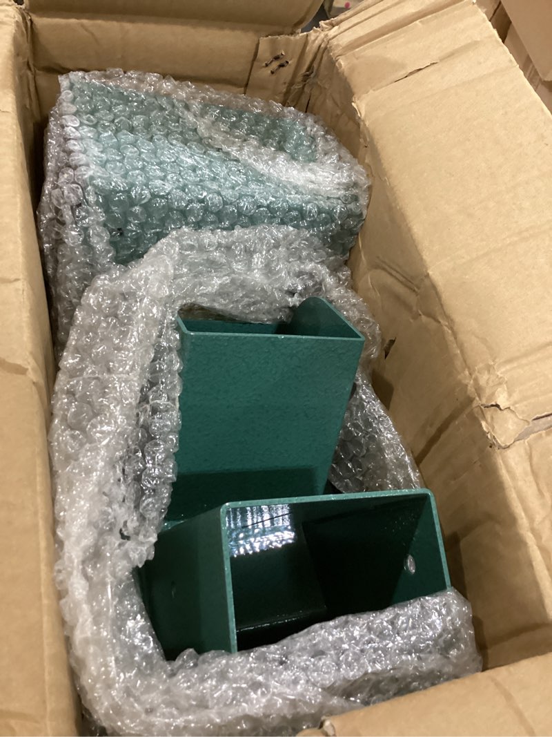 Condition photo showing Good Condition for betooll a-frame 2 brackets swing set bracket with mounting hardware (green) end brackets(2pcs-green)